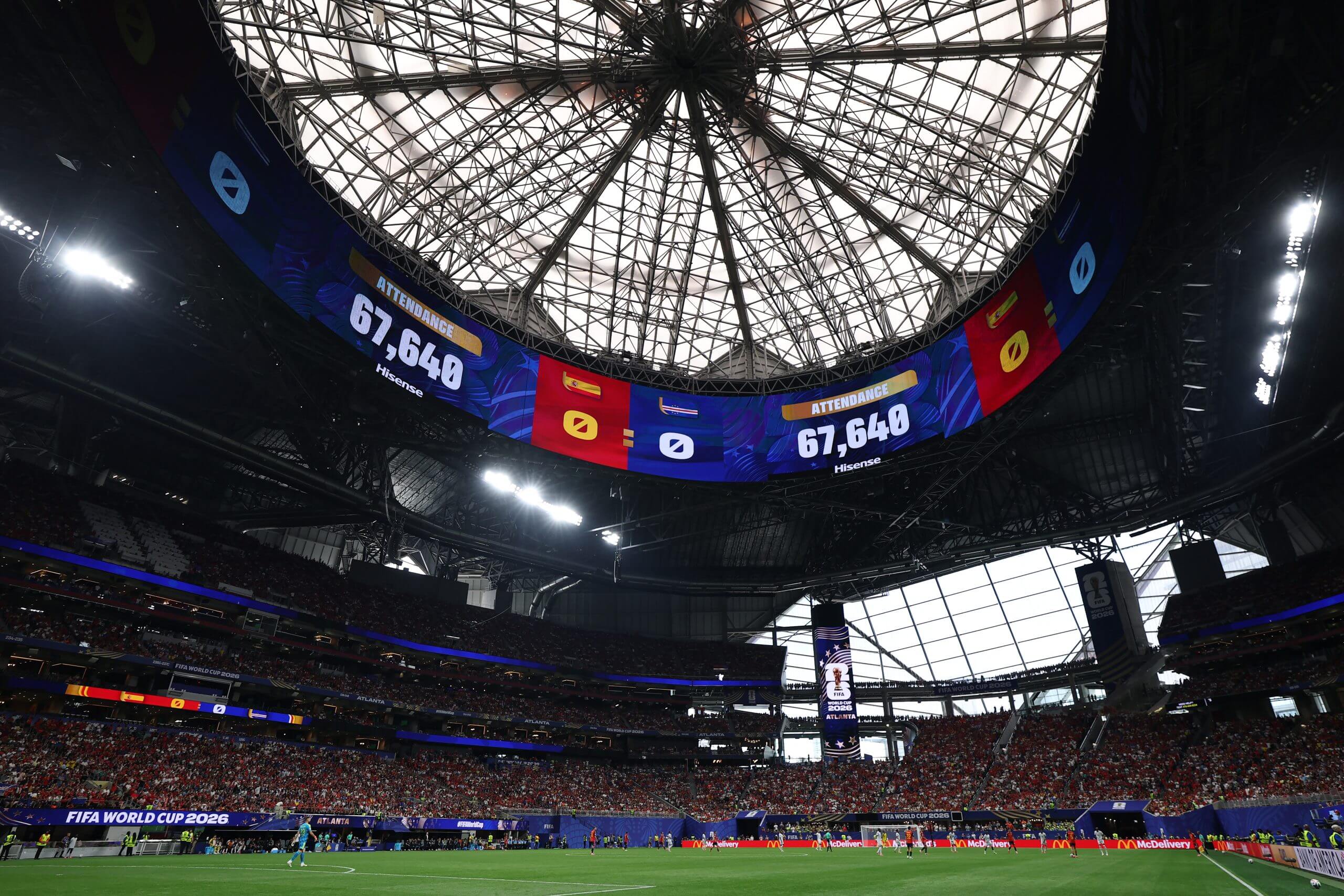 World Cup Stadium Interior