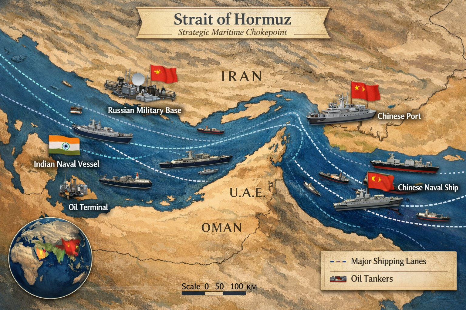 The Strait of Hormuz — World's Most Critical Oil Chokepoint