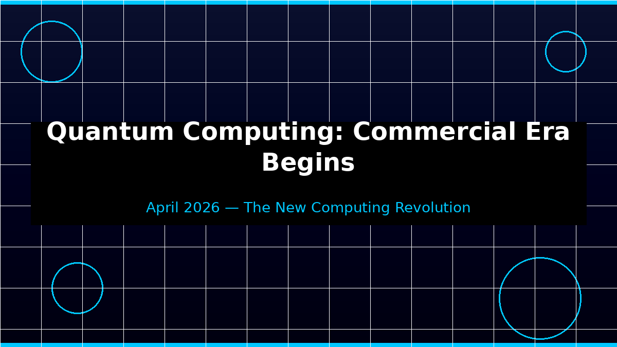 Quantum Computing Commercial Era